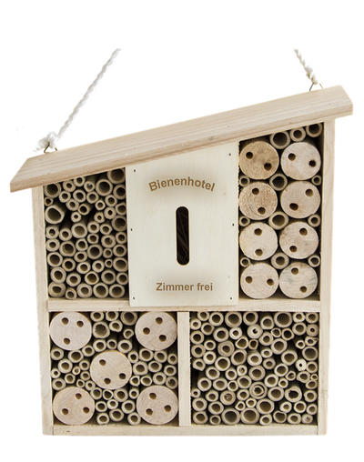 Wooden Insect Hotel Hanging Bee Butterfly and Ladybird House