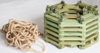 Fir wood Hanging Baskets Planter Box