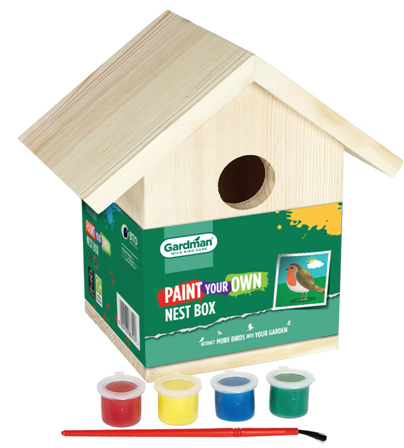 paint your own bird house