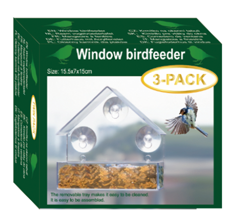 WINDOW BIRD FEEDER